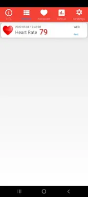 Heart Rate Monitor (Pulse Rate) android App screenshot 5